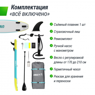 SUP-борд UNIX Line Blue Lagoon (320 см) - 3